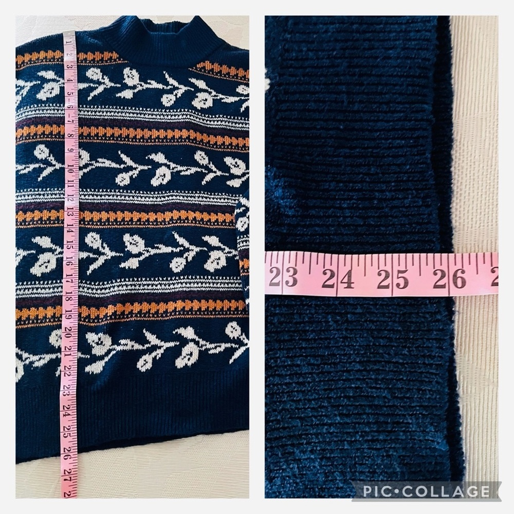 St John’s Bay Back‎ Decorative Buttons Mock Neck Long Sleeves Pullover Sweater - Picture 10 of 15